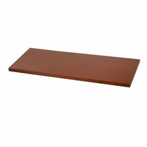 Organized Living freedomRail Wood Shelf 48-inch x 12-inch - Modern Cherry - £47.03 GBP