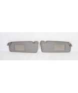 BMW E32 Front Sun Visor Blinds Drivers Passengers Vanity Mirrors Set Gra... - £53.71 GBP