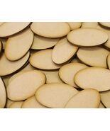 30mm x 100mm Oval MDF Wood Bases Laser Cut Blanks Crafts FAST SHIPPING U... - $2.96