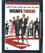 Ocean&#39;s Twelve DVD Movie-Widescreen Edition-George Clooney, Brad Pitt - $9.50