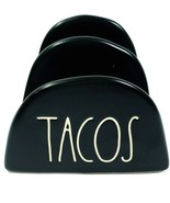 Taco Holder 2.5&quot; x 3.5&quot; Black by Rae Dunn Magenta NWT - $322.56 MXN