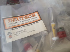 ST186R8N7SX DEUTSCH CONNECTOR KIT GOLD 593500LF03857 NEW NOS RARE MILITA... - $322.71 MXN