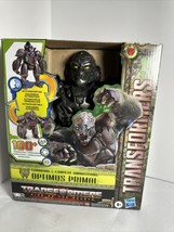 Transformers Toy Rise of The Beasts Command &amp; Convert Animatronic Optimus Primal - £53.71 GBP