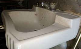 Vintage Antique WALL-MOUNTED Decorative Bathroom Sink - £317.51 GBP