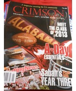 Alabama Football CRIMSON Magazine for the TIDE Nation Spring 2009 Edition - £7.46 GBP