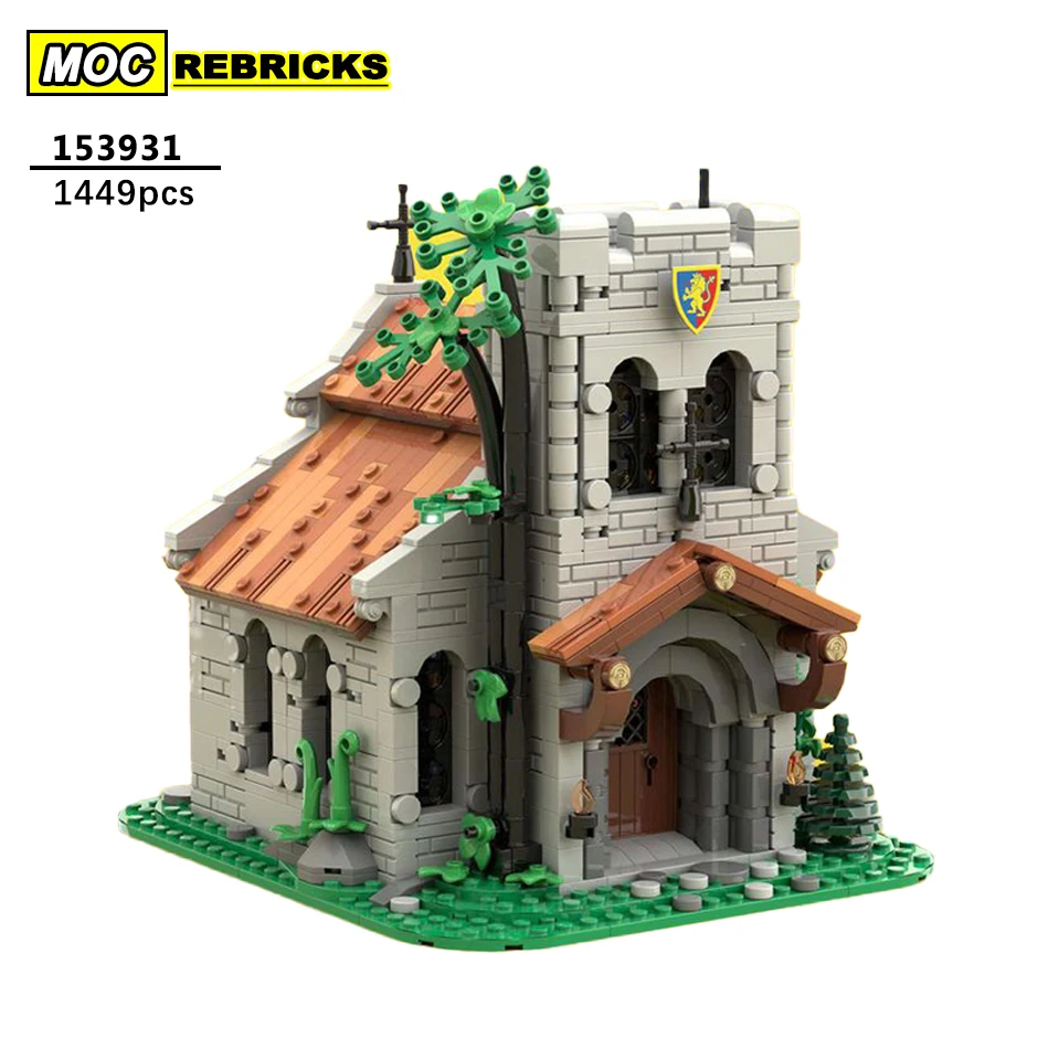 Moc Building Blocks House Model Eagle Watchtower Technical MOC-153931 Assembly - £203.07 GBP