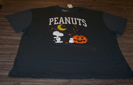 WOMEN&#39;S Peanuts SNOOPY HALLOWEEN Pumpkin T-shirt XL NEW Extra-Wide - $19.80