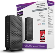 Netgear N600 (8X4) Wifi Docsis 3.0 Cable Modem Router (C3700) Is, And More. - £57.79 GBP