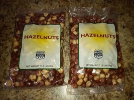 Fresh Shelled Hazelnuts  2 Packs of 1 Pound Bags 2 Lbs. Total. Made in t... - $19.99