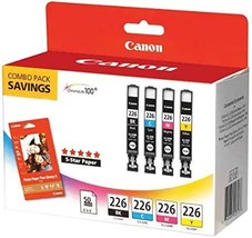 Canon Cli226 Color Pack With Photo Paper 50 Sheets Compatible To, And Mx... - $64.95