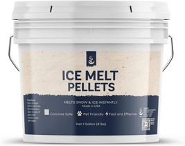 PURE ORIGINAL INGREDIENTS Ice Melt Pellets (1 Gallon) Fast-Acting &amp; Powe... - £29.33 GBP