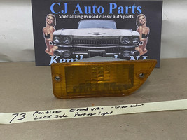 73 Pontiac Grandville  LEFT DRIVER SIDE FRONT MARKER PARK LIGHT LENS #59... - £35.47 GBP