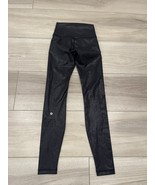 Lululemon Wunder Train HR Tight 28&quot; Foil Special Edition Women&#39;s Size 2 ... - $1,313.36 MXN