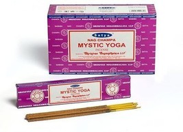 Satya Sai Baba Nag Champa Series Mystic  Incense Sticks Agarbatti (Box of 12X15) - £22.09 GBP