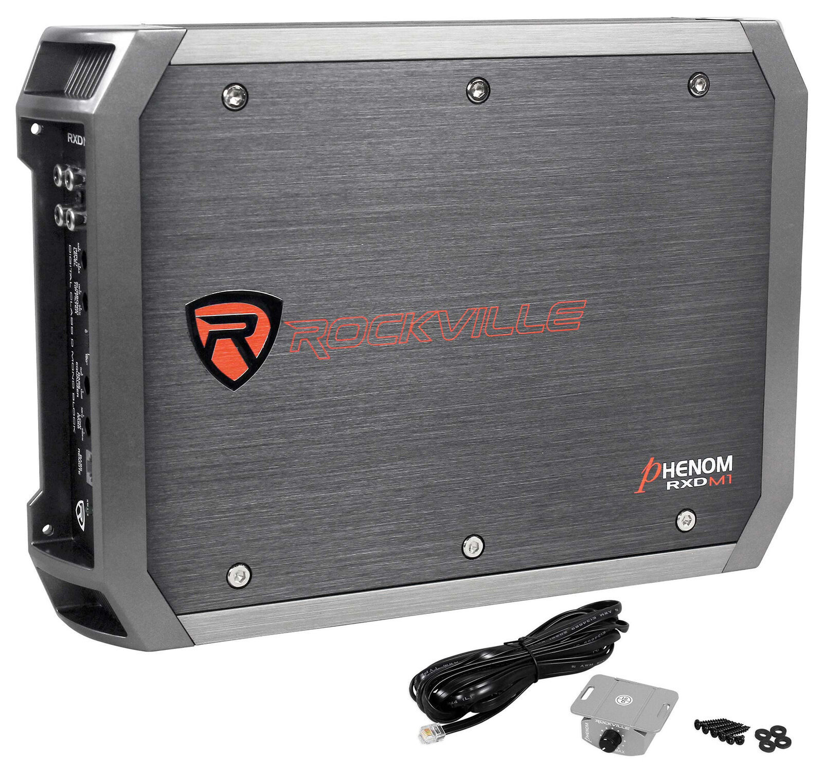 Rockville RXD-M1 2000w Peak/500w RMS Mono 1 Ohm Amplifier Car Audio Amp