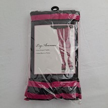 Tights Striped Nylon Women&#39;s Pink Black Leg Avenue Dress Up Halloween Cosplay OS - £7.89 GBP