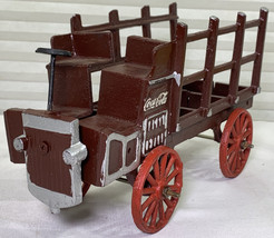 VINTAGE COCA-COLA CAST IRON DELIVERY TRUCKRed 12ni HEAVY - £27.24 GBP