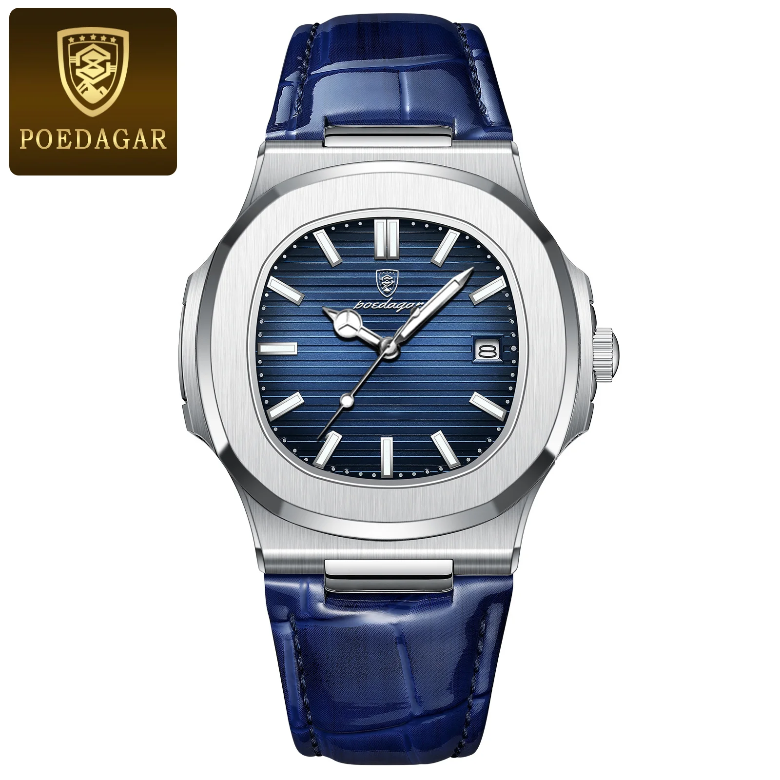 Luxury Man Wristwatch Business Stainless Steel Quartz Men Watch Waterpro... - $30.30