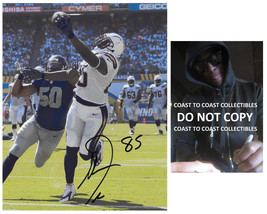 Antonio Gates signed San Diego Chargers football 8x10 photo Proof COA autograph - £94.95 GBP