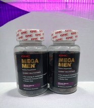 *2* GNC MEGA MEN Multivitamin Energy Metabolism Gummies 60ct Exp 09/2024 - £19.53 GBP