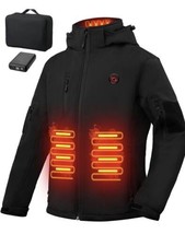Brimekey Heated Jacket (Unisex) Battery Pack Included - Size Large - Black - £38.83 GBP