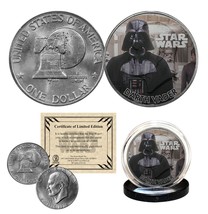 Darth Vader - Star Wars Officially Licensed 1976 Eisenhower Ike Dollar U.S. Coin - £9.78 GBP