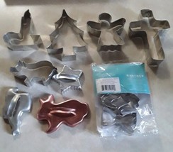 Cookie Cutter Assortment Animals Holiday Christmas  lot of 11 - £8.45 GBP