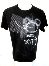 DISNEY T Shirt Unisex Grad Nite Night 2011 cotton sz L black white World Mickey - £11.95 GBP
