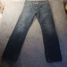 Silver Jeans Classic Straight Leg  Denim Casual Distressed Men No Size Tag 35x32 - $24.45