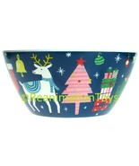 Wondershop Christmas Holiday Reindeer Melamine BPA Free Soup Salad Cerea... - £11.82 GBP