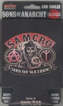 The Sons of Anarchy Men of Mayhem Logo Beer Huggie Can Cooler Koozie NEW... - $5.94