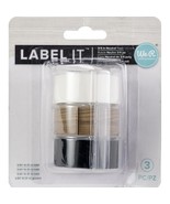 We R Memory Keepers LabelIT .75 inches Emboss Tape Rolls Neutral - $35.60 CAD