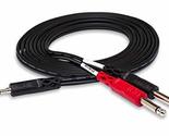 Hosa CMP-159 3.5 mm TRS to Dual 1/4&quot; TS Stereo Breakout Cable, 10 Feet, ... - £12.13 GBP
