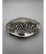 Antique 1600s Augsburg German / Hanau 800 Silver Cherub Repousse Jewelry... - $7,865.41 MXN