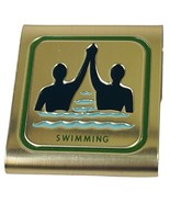 BSA SWIMMING METAL BELT SLIDE MERIT CLIP BOY SCOUTS OF AMERICA VINTAGE RARE - $6.11 CAD