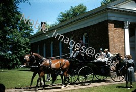 1953 Horse Drawn Carriage Greenfield Village Red-Border Kodachrome Slide - £3.16 GBP