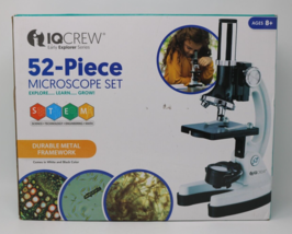 IQ Crew 52-Piece Microscope Set 1200X (Ages 8+) Open Box - £11.70 GBP