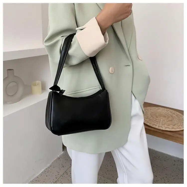 Handle Bag Women Retro Handbag PU Leather Shoulder Totes Underarm Vintag... - $15.81