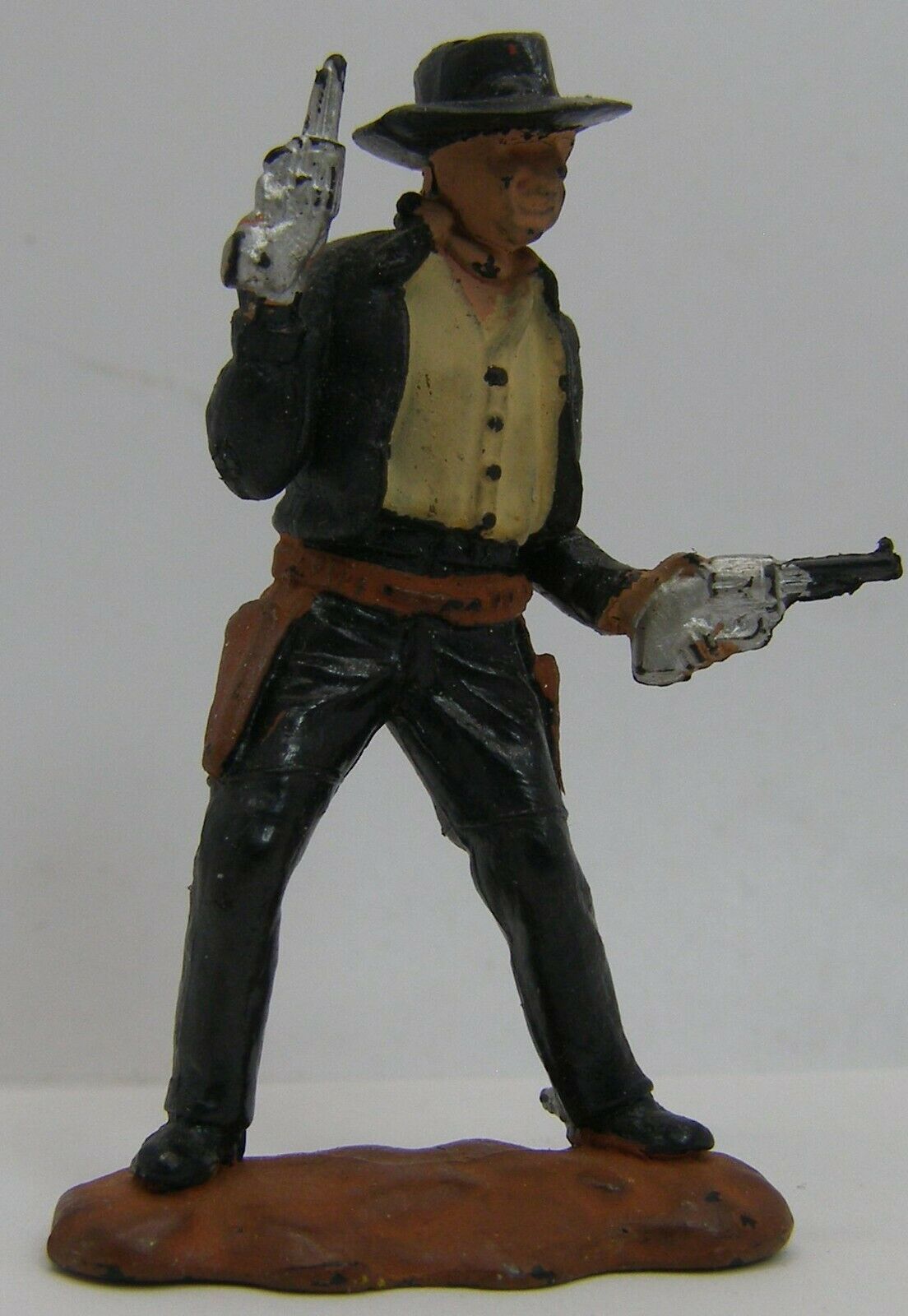 Primary image for Western Outlaw in Black & Dual Pistols   Made in England   BG3