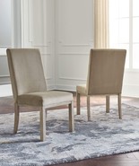 Chrestner - Gray / Brown - Dining Uph Side Chair (Set of 2) - $226.00