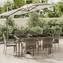  Garden Dining Set Grey - $12,904.88 MXN