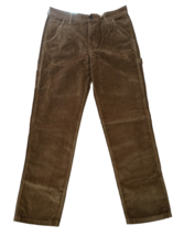 J Crew Mens 32x34 Wallace and Barnes Corduroy Painter Pants Brown 11 Wale BJ781 - £35.99 GBP