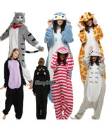 Adult Cat Kigurumi Women Pajamas Animal Cosplay Cartoon Onesis Halloween... - £20.41 GBP