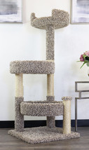 Prestige MULTI-LEVEL Cat TOWER-48&quot; Tall - Free Shipping In The U.S. - £112.55 GBP