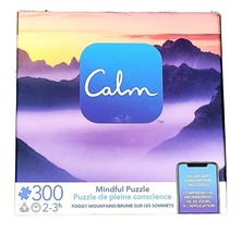 Calm Mindful Puzzle Foggy Mountains 300 Pcs, Adults Kids 8+, 30 Day Subscription - £6.22 GBP