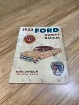 Vintage 1953 Ford Owner&#39;s Manual Original Automobile Automobilia KG JD - £11.89 GBP