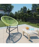 Garden Acapulco Chair Poly Rattan Green - £53.73 GBP