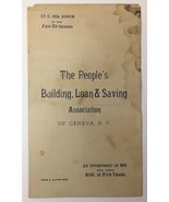 1890 Geneva New York The People&#39;s Building Loan &amp; Saving Association Pam... - $20.00