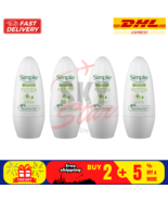 4 X Simple Soothing Anti-Perspirant Roll-On Deodorant For Sensitive Skin... - $73.18 CAD