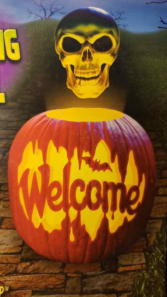 Pumpkin Masters  Floating Skull Illusion Carving Lighting Kit Item image 3